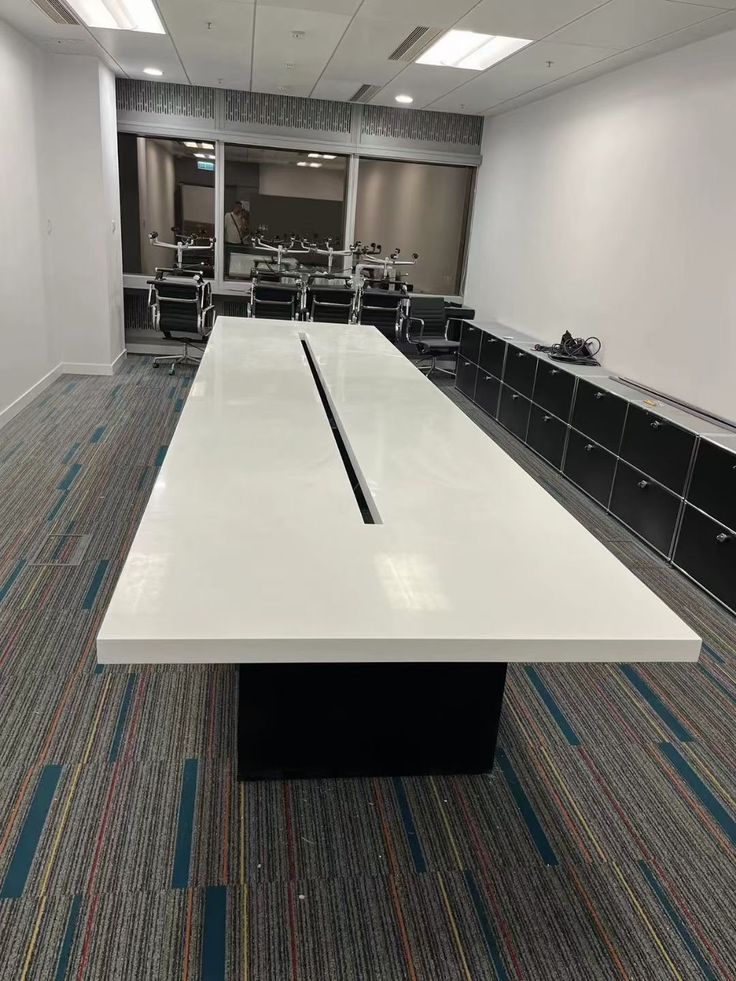2024 Modern Large Conference Long Table Meeting Desk Furniture 16 Persons Office Table