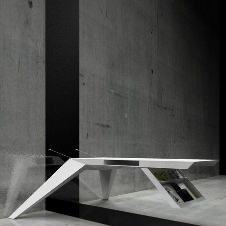 Customized Modern Luxury Design Nordic Executive Office Desk High Glossy White Furniture