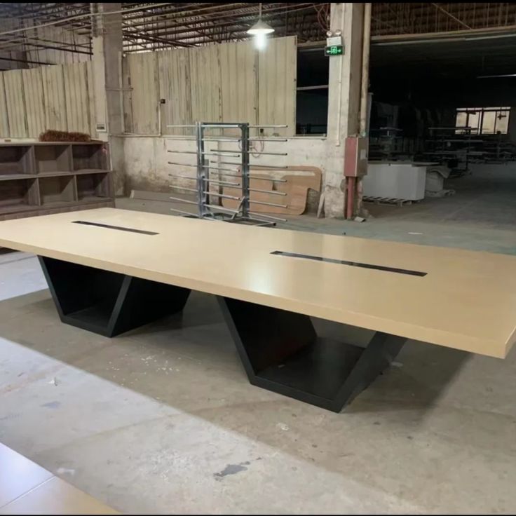 Luxury Design 12 Seat Conference Table Top Quartz Stone Meeting Room Furniture and Desk